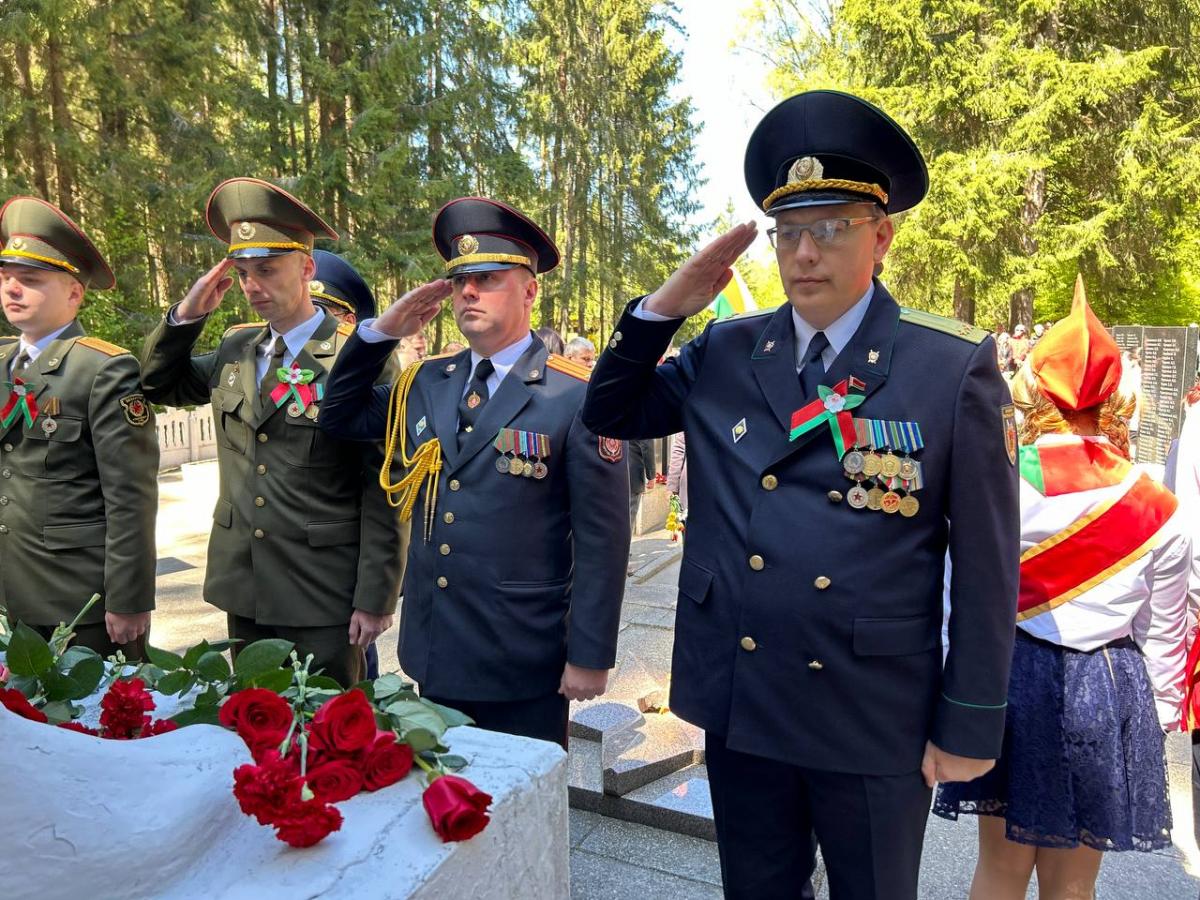 Митинг ко Дню Победы состоялся в Чаусском районе