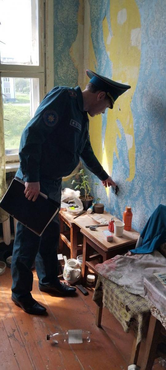 МЧС провело рейд по предупреждению пожаров в Могилевском районе