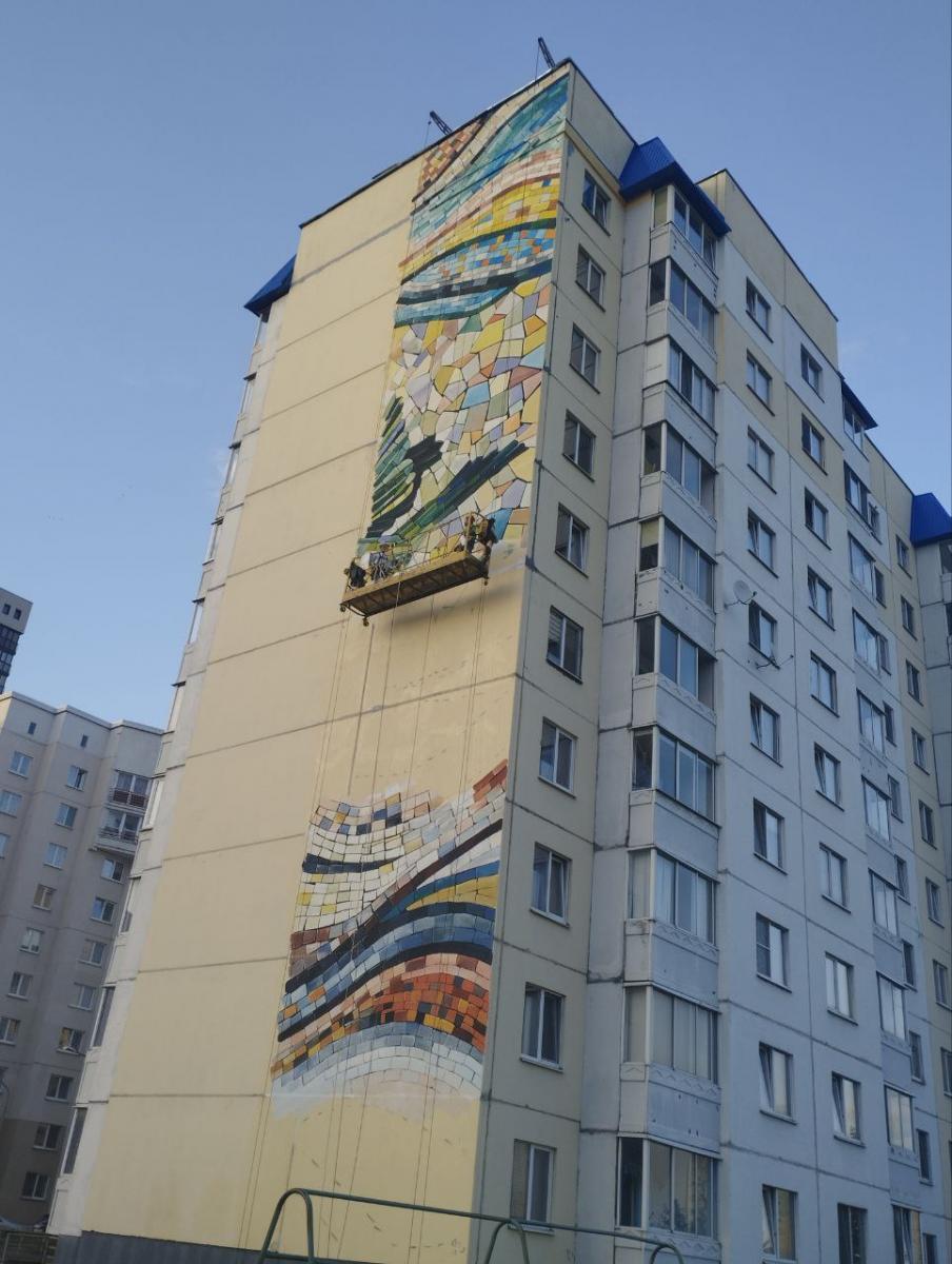 Новый мурал скоро появится в микрорайоне Спутник в Могилеве