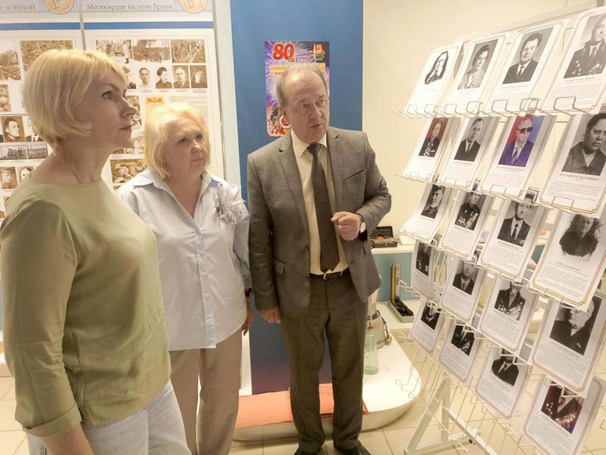 Выставка, посвященная медработникам-участникам ВОВ, открылась в Могилеве