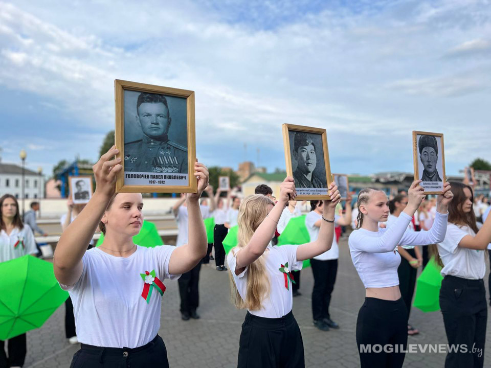 «Поезд Памяти» встретили в Могилеве