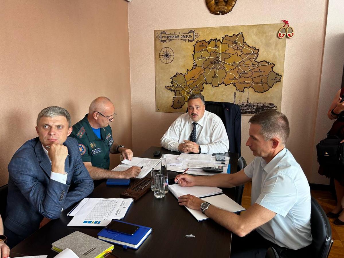 Последствия стихии обсудили в Могилевском облисполкоме. Фото