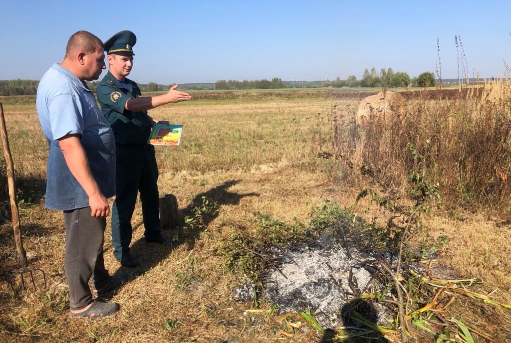 Рейдовое мероприятие РОЧС по предупреждению пожаров в экосистемах прошло в Могилевском районе