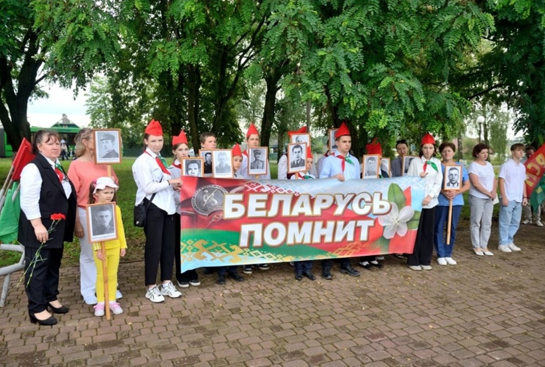 В Бобруйском районе прошел митинг, посвященный Дню Независимости Республики Беларусь