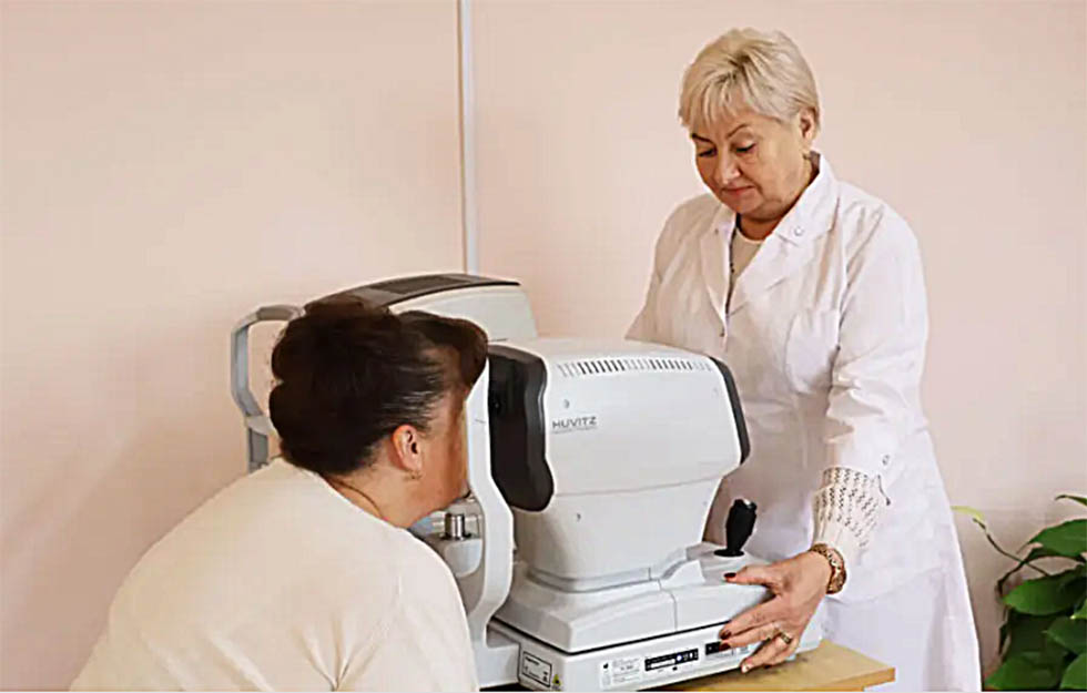 Бесконтактный офтальмологический тонометр появился в поликлинике УЗ «Круглянская ЦРБ»