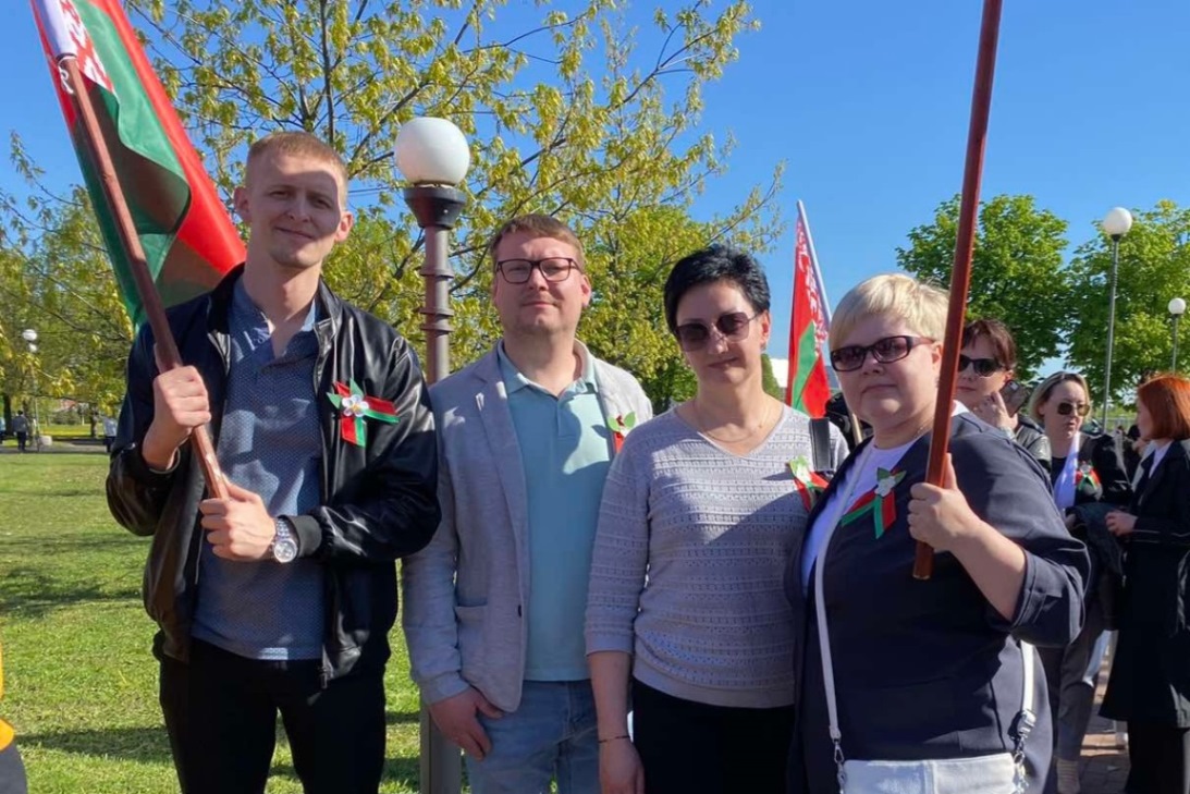 Участников автопробега «Огонь памяти» встретили в Бобруйске