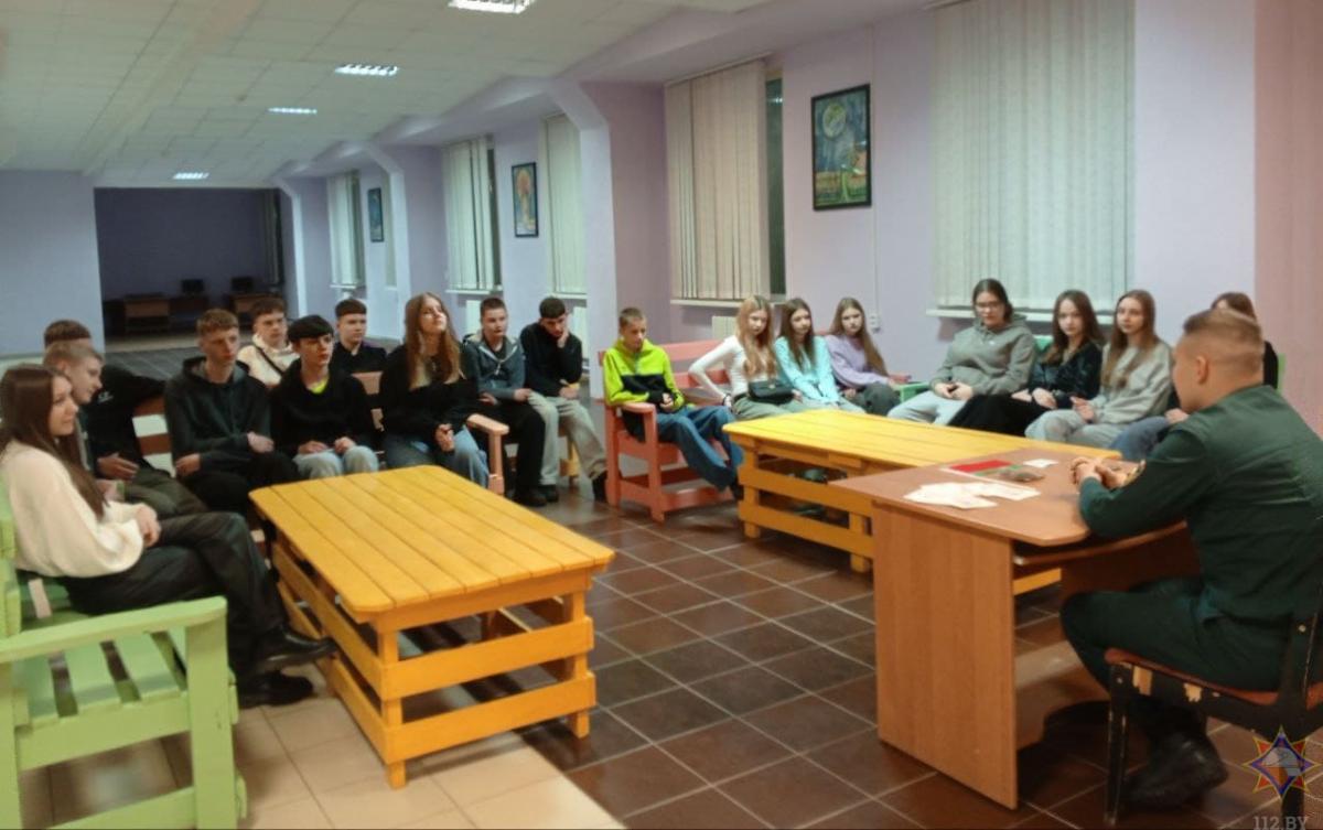 В Краснополье пополнились ряды юных спасателей-пожарных