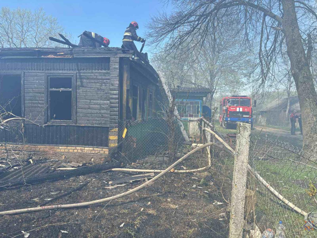Уборка на подворье в Кричевском районе обернулась пожаром