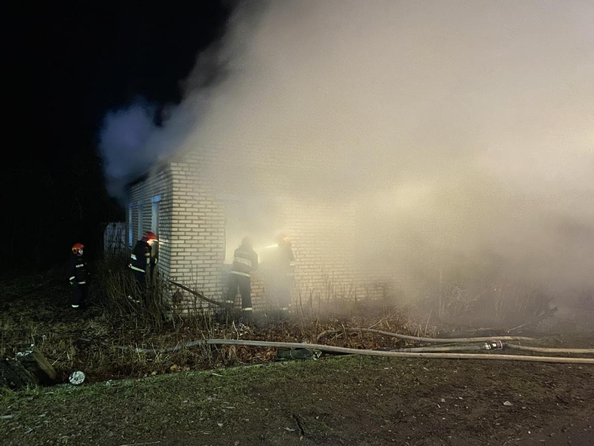 На пожаре в Горецком районе погиб пенсионер