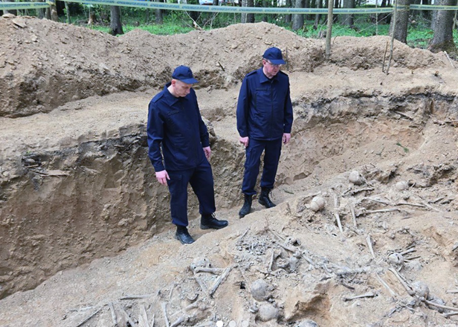 Продолжаются раскопки в Казимировском лесу в рамках расследования дела о геноциде белорусского народа