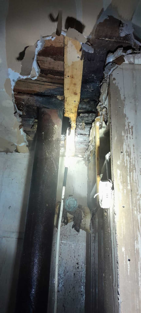 Пожар дома на улице Рассветной тушили в Могилеве