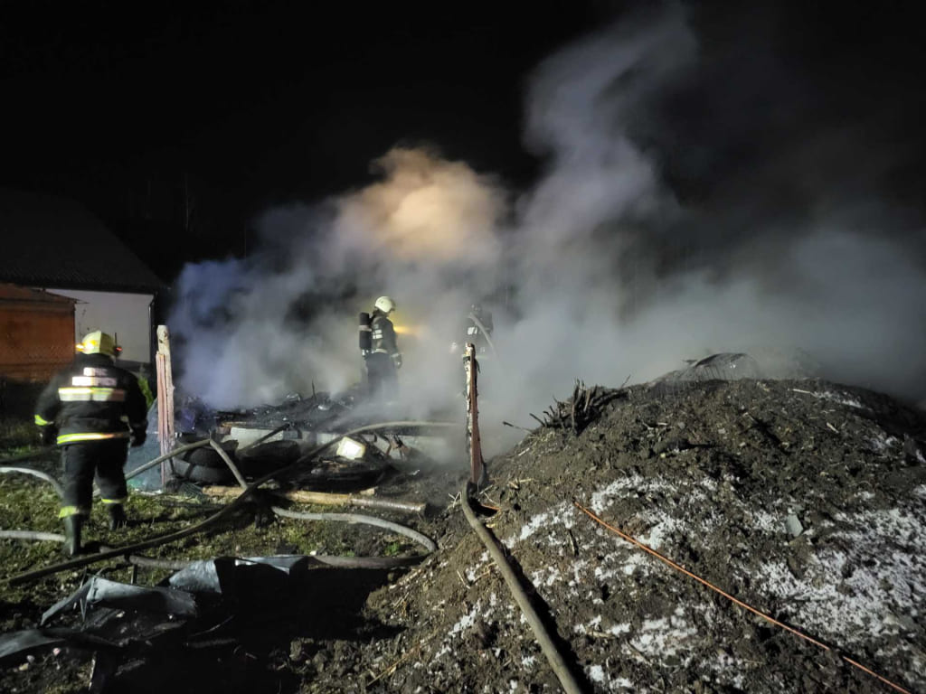 На переулке 2-м Заречном в Могилеве сгорел дом