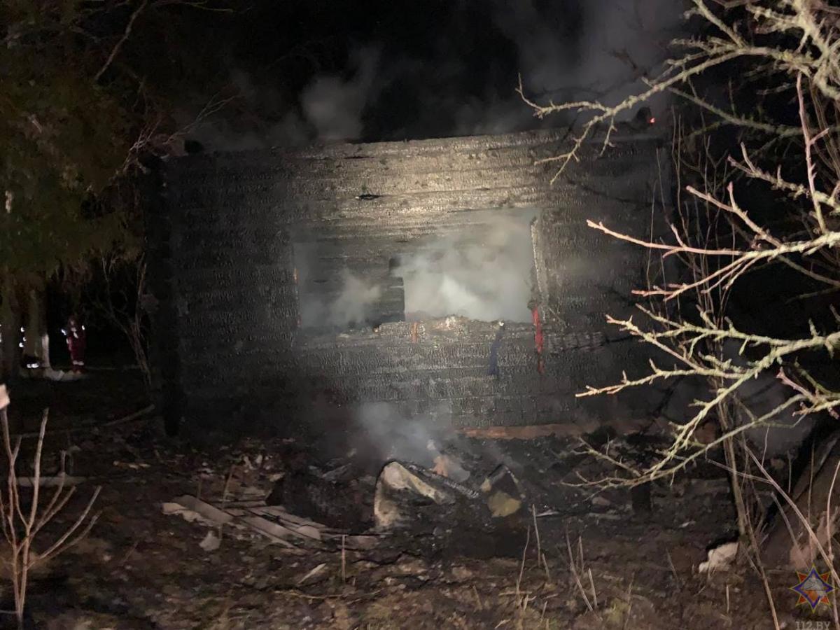 В Горецком районе на пожаре погиб мужчина