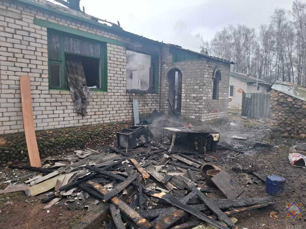 На пожаре погиб житель Мстиславского района