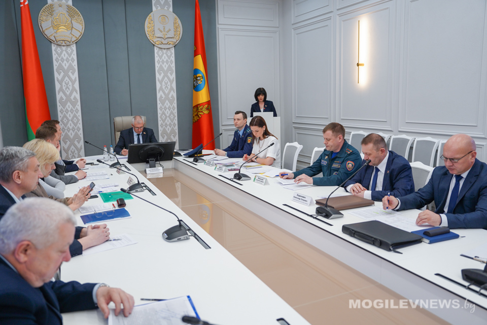 Вопросы профилактики производственного травматизма обсудили в Могилеве. Фото