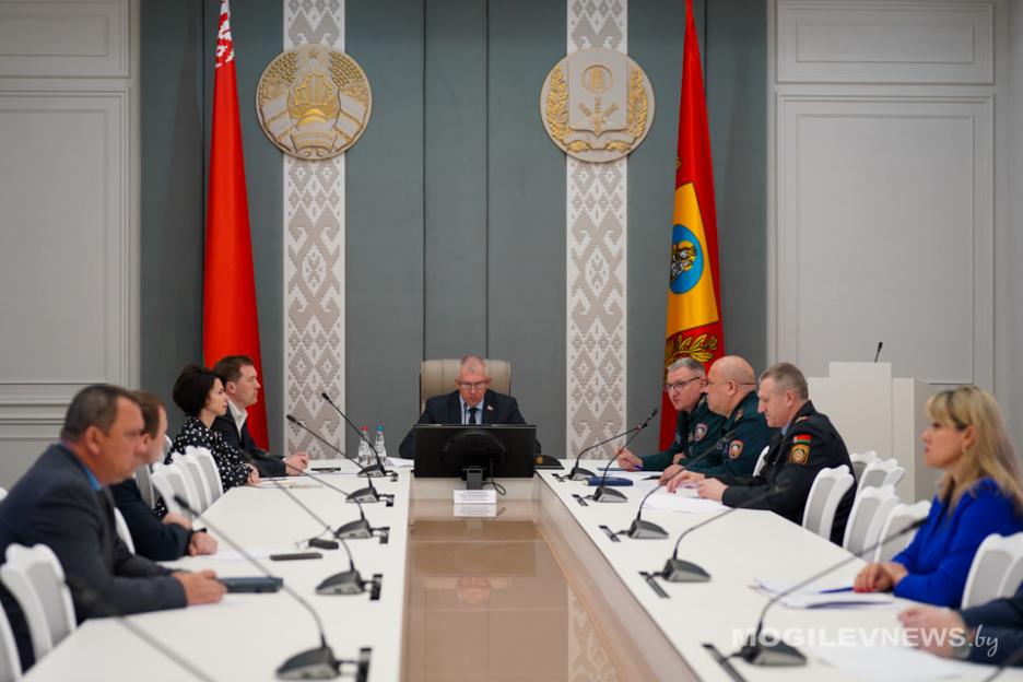 Заместитель министра по ЧС Анатолий Долголевец совершил рабочий визит в Могилевскую область