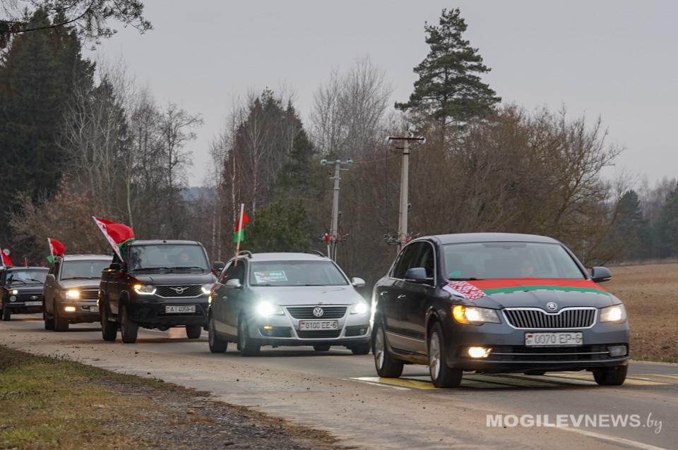 Автопробег «Фермеры Могилевской области за Александра Григорьевича Лукашенко!» прошел в регионе. Фото