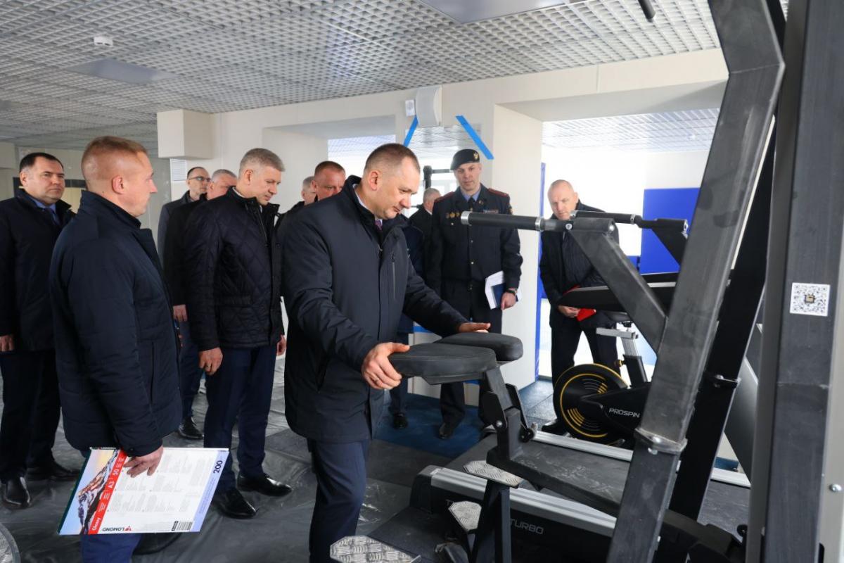 Министр внутренних дел Иван Кубраков совершил рабочую поездку на Могилевщину