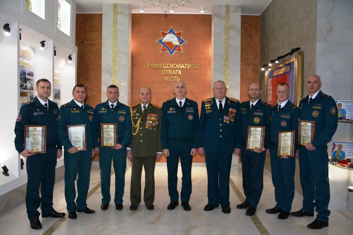 Лучших спасателей области чествовали в Могилеве