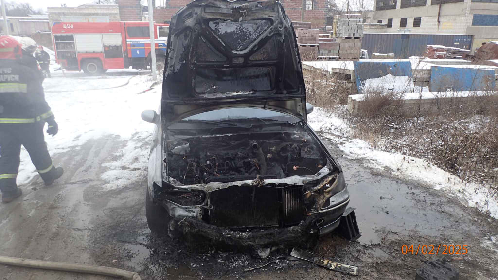 Автомобиль «Пежо» горел в Бобруйске
