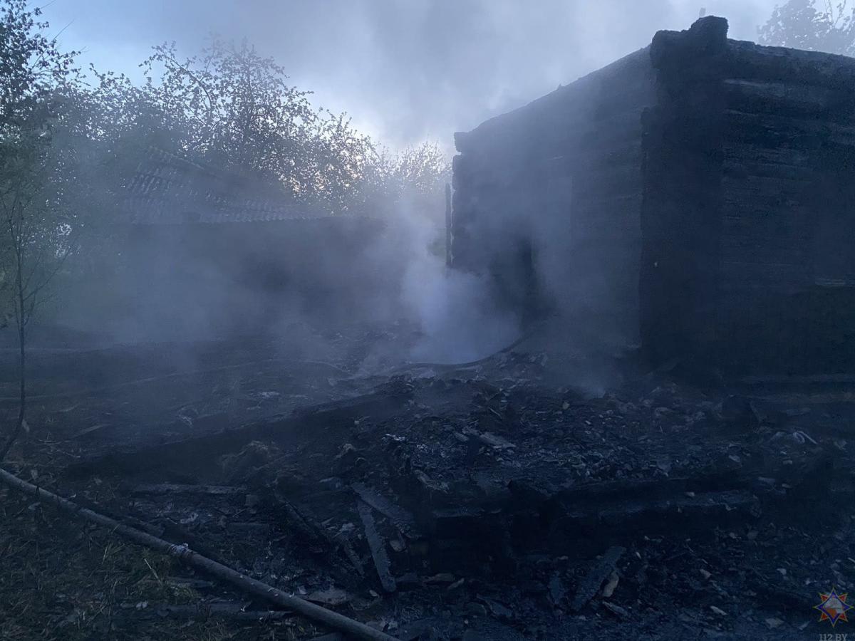 На пожаре в Климовичском районе погиб мужчина