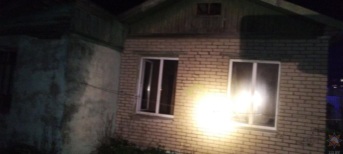 На пожаре в Горках спасли мужчину