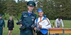 Под Могилевом прошел областной слет юных спасателей-пожарных