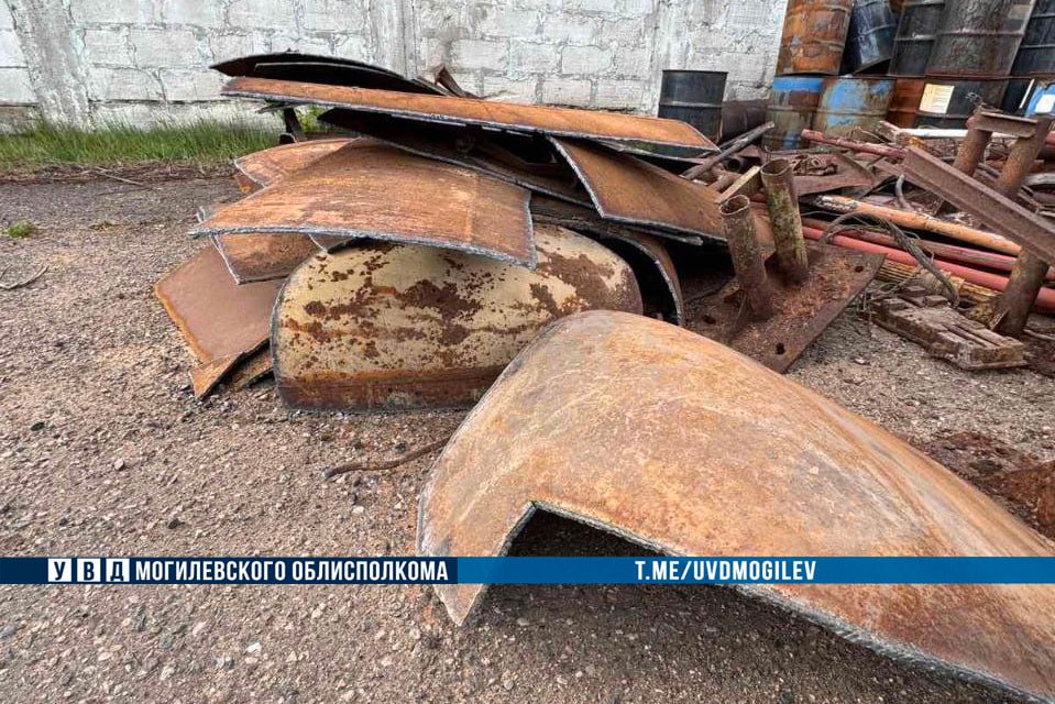 В Осиповичах милиционеры изъяли крупную партию нелегального металла