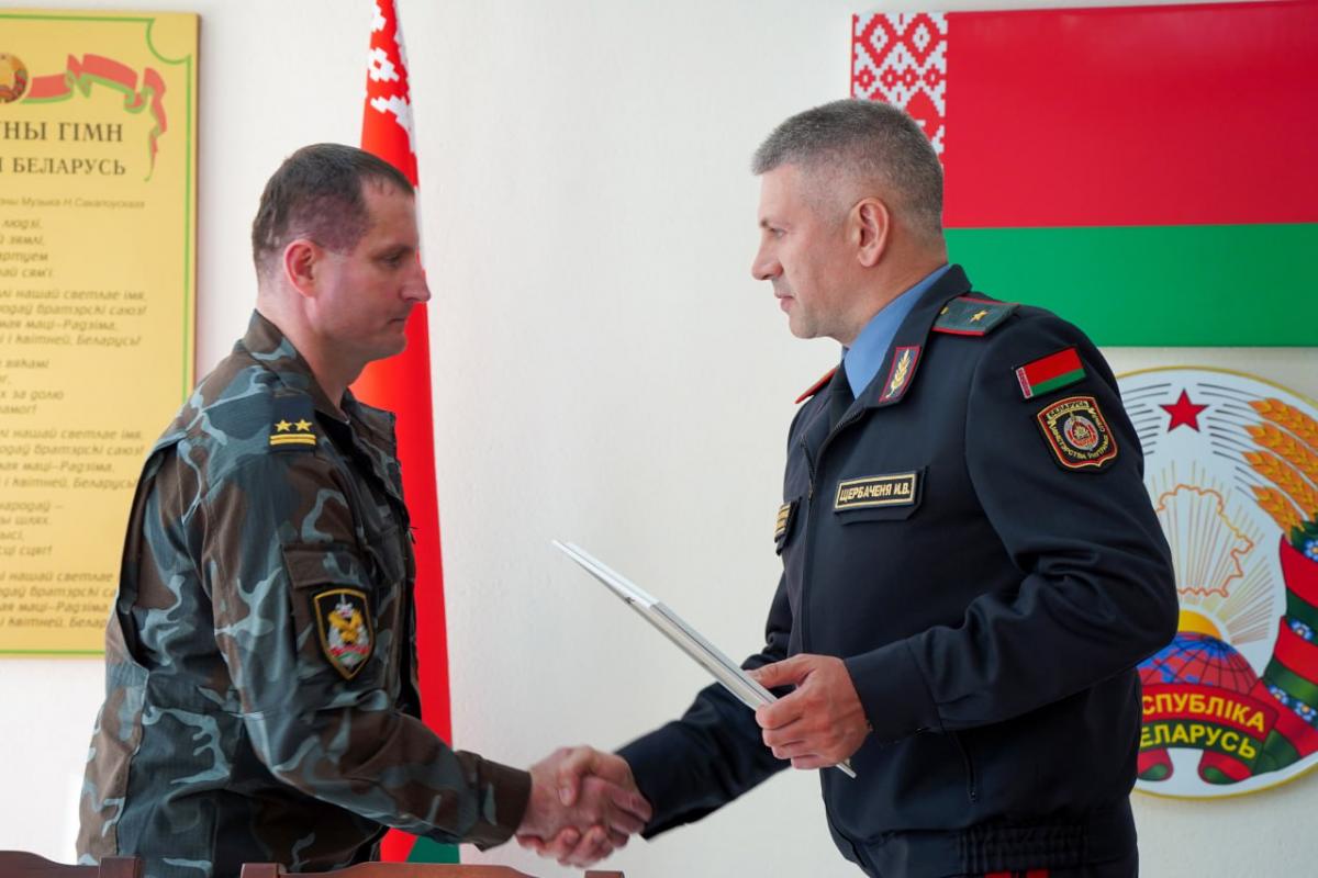 Начальник УВД представил нового командира могилевского ОМОНа