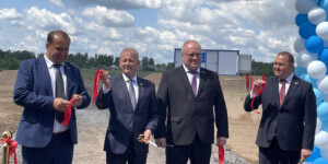 В деревне Горбовичи Чаусского района открыли новые очистные сооружения