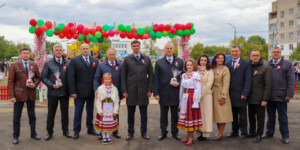 Новая многофункциональная детская площадка появилась в Могилеве. Фото