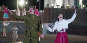 Могилев отмечает День Победы праздничным концертом. Фото
