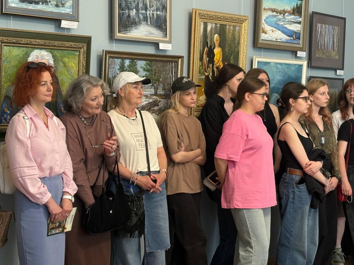 В Художественном музее имени П.В. Масленикова состоялось торжественное открытие выставки «Квартет». Фото