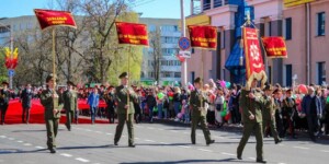 Генеральная репетиция торжественного марша, посвященного Дню Победы, пройдет 8 мая на площади Ленина в Могилеве