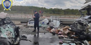 Cледователи работают на месте смертельного ДТП в Чаусском районе