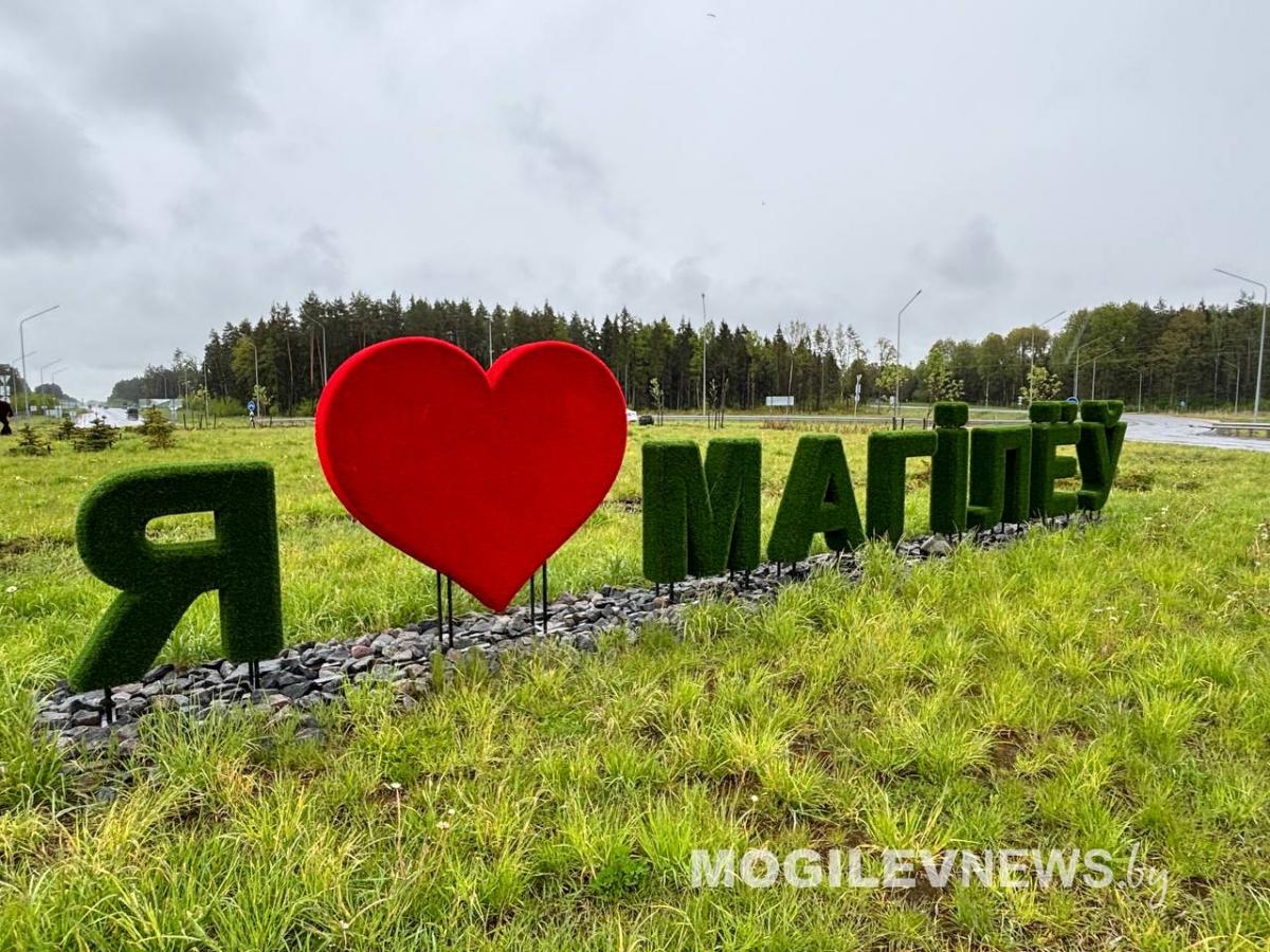 Могилевские развязки украсили оригинальные арт-объекты