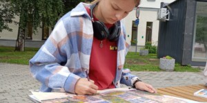 В Могилеве проходит детский художественный пленэр