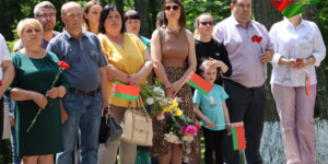 «Марш Победы» торжественно встретили в Славгороде