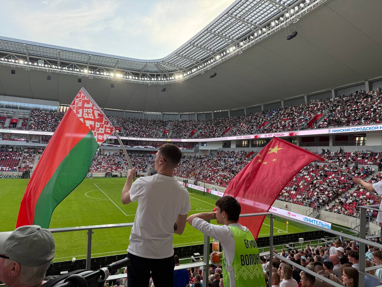 Национальный футбольный стадион открыли в Минске. Фото