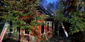 В Кировском районе на пожаре пострадал мужчина