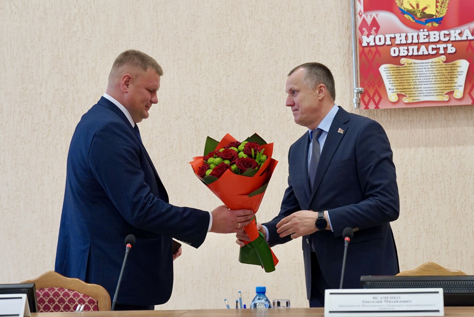Председатель Могилевского облисполкома Анатолий Исаченко представил нового руководителя Горецкого района
