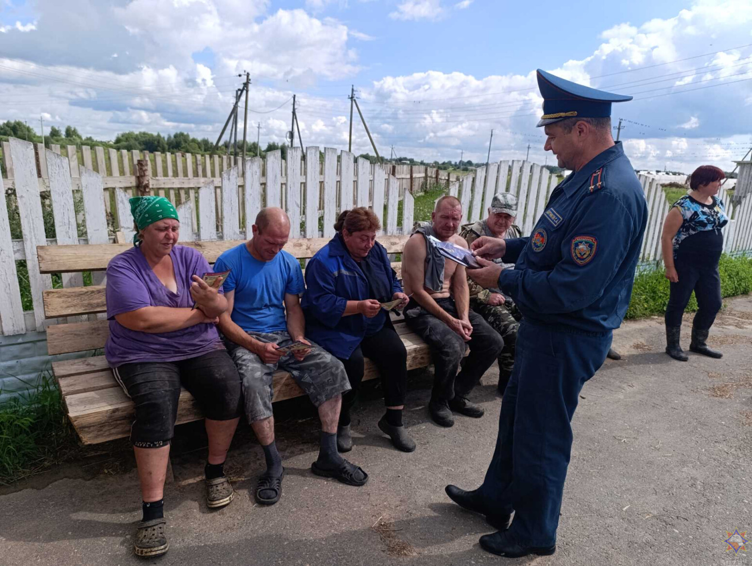Сельский сход прошел в деревне Ахимковичи Круглянского района