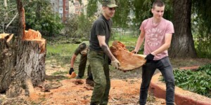 В Могилеве продолжаются работы по ликвидации последствий грозового фронта