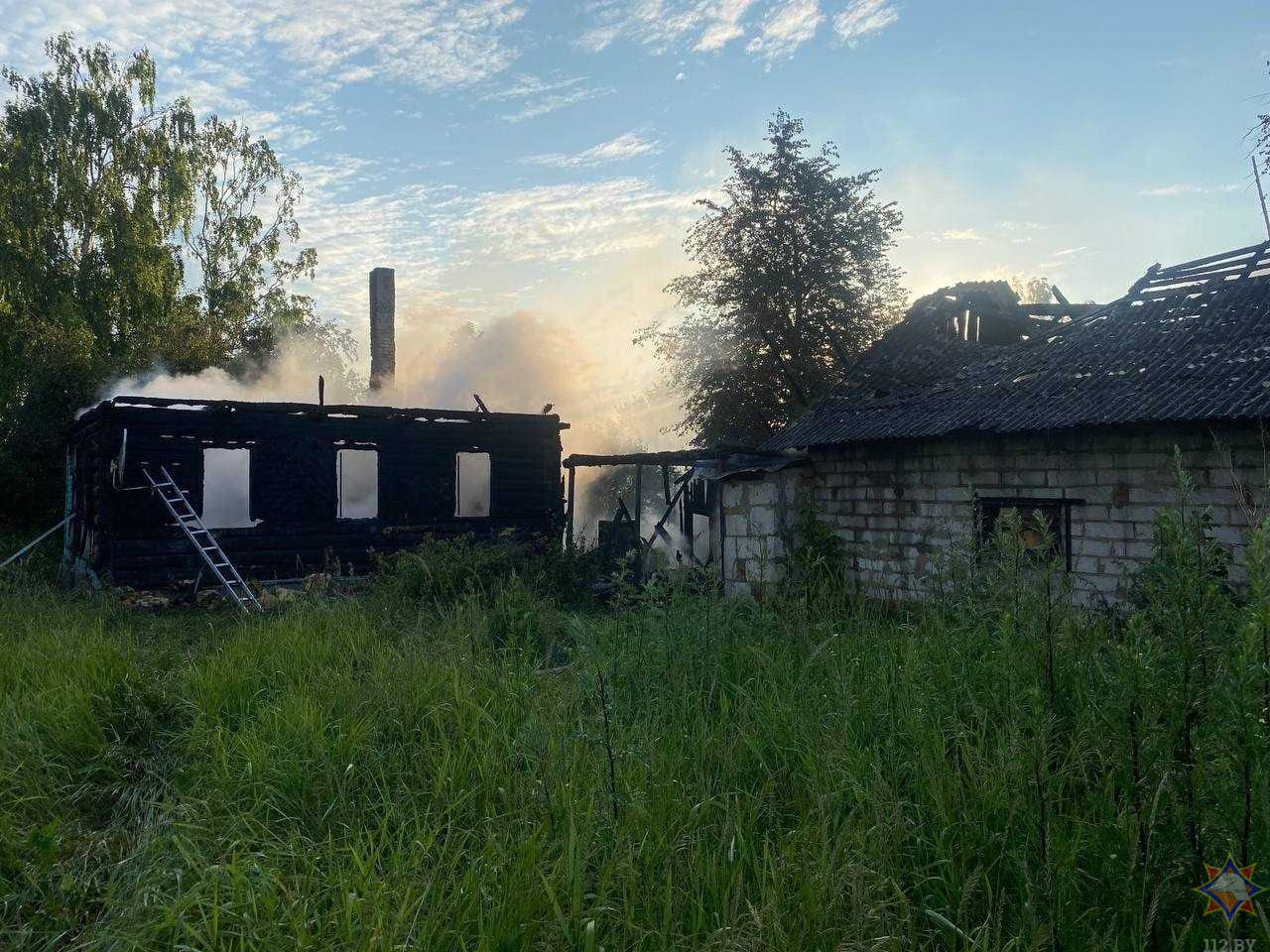 На пожаре в Чаусском районе погиб мужчина