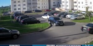 Водитель Volkswagen в Могилеве столкнулся со стоящим BMW и скрылся