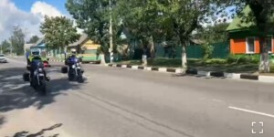 На дорогах Костюковщины за безопасностью следят мотопатрули ГАИ