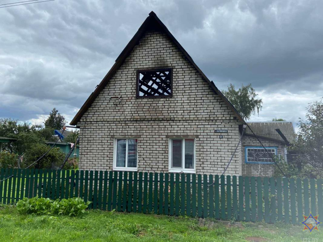 На пожаре в Горках погиб пенсионер