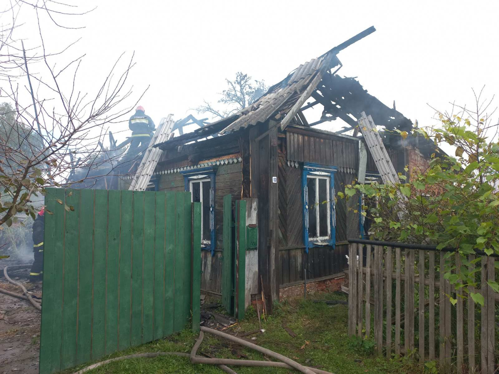 На пожаре в Быховском районе погибла пенсионерка