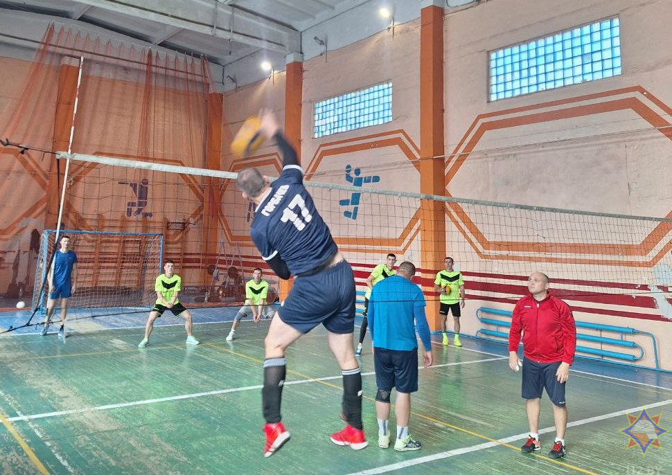 Горецкий РОЧС – чемпион областного турнира МЧС по волейболу