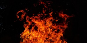 В Кличевском районе сгорел трактор